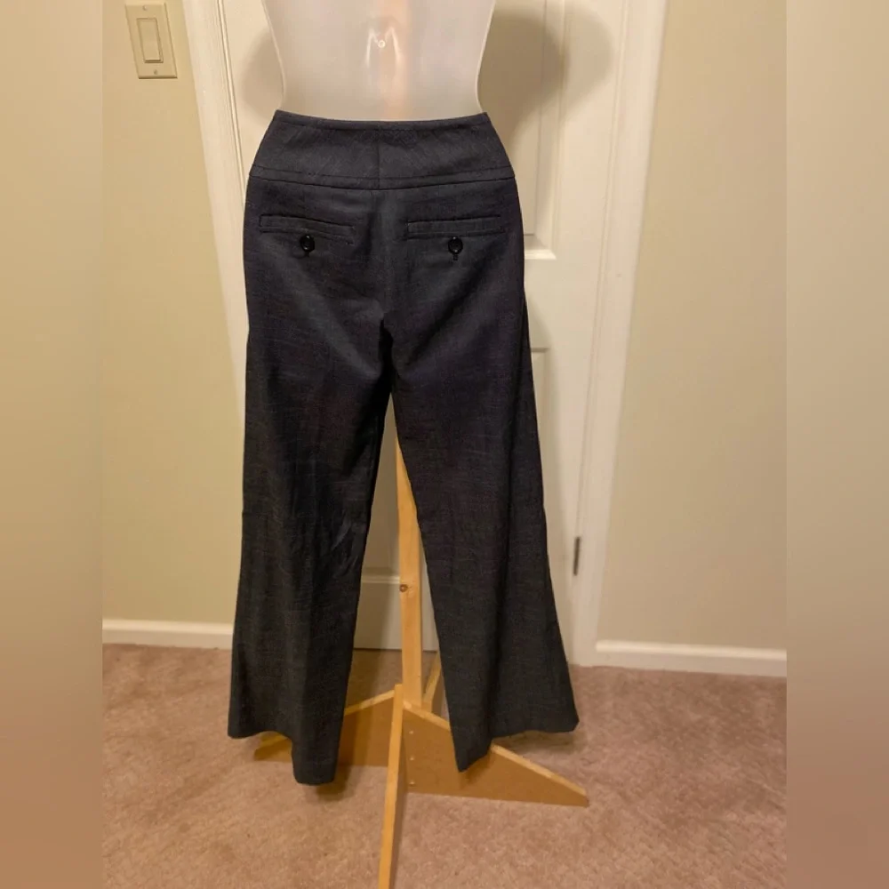 NWOT The Limited - (Drew fit) black w/pin-dot white wide leg pants, Size: 2